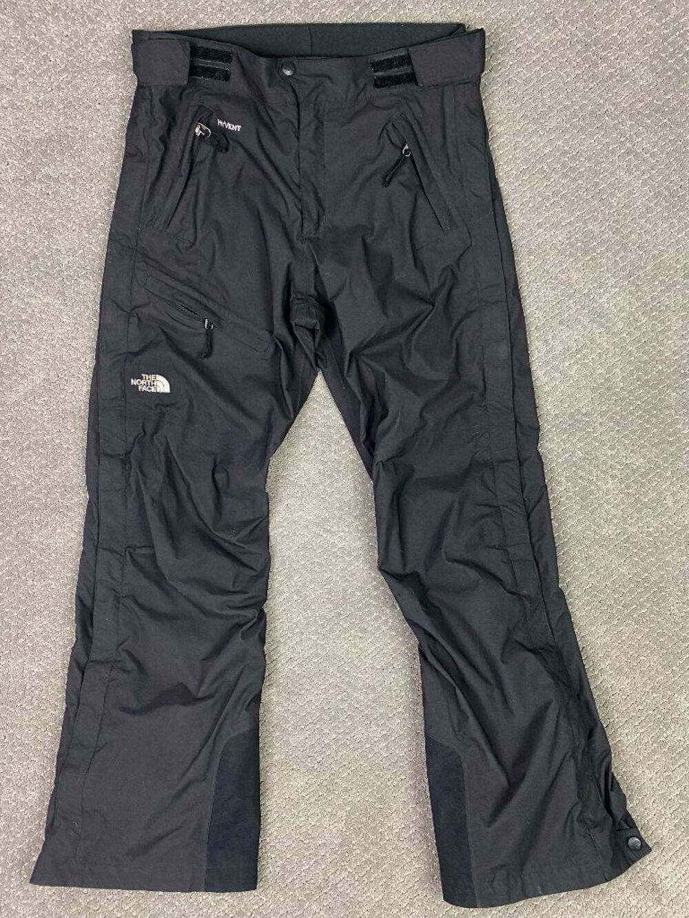 The North Face HyVent Snow Pants Womens Small Black Insulated Ski Snowboarding
